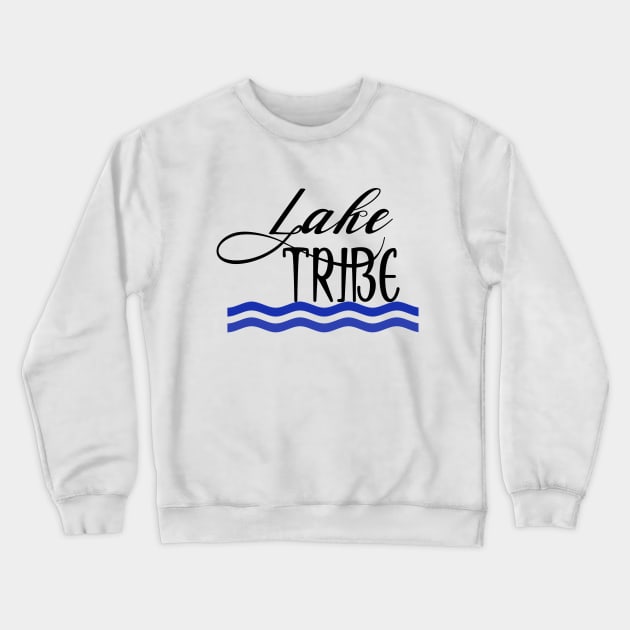 Lake Tribe Crewneck Sweatshirt by ColorFlowCreations